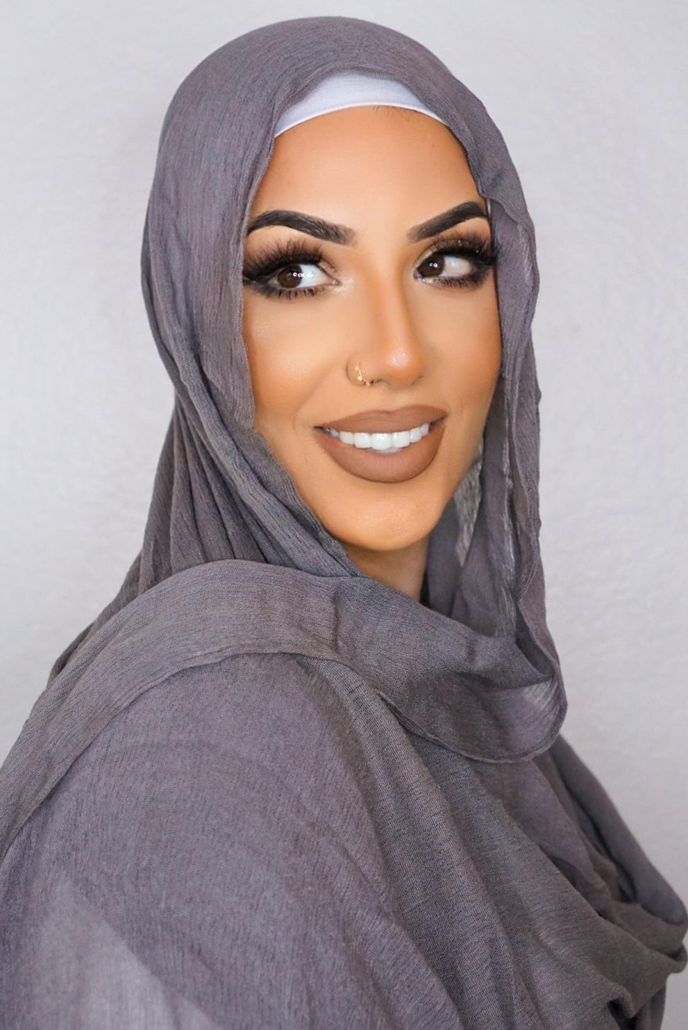 Rayon Hijab - Stone Grey