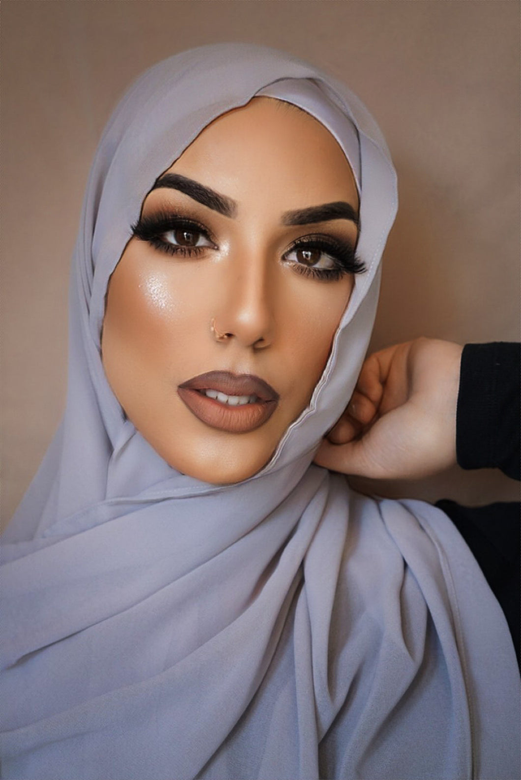 Chiffon Hijab - Cool Grey