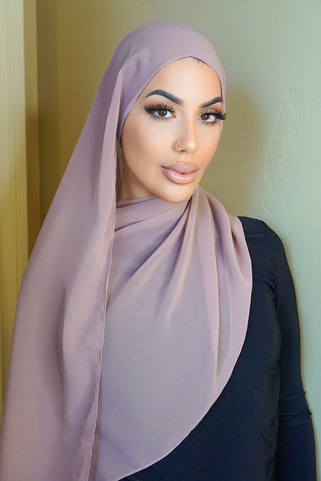 DUSTY PINK Instant Chiffon