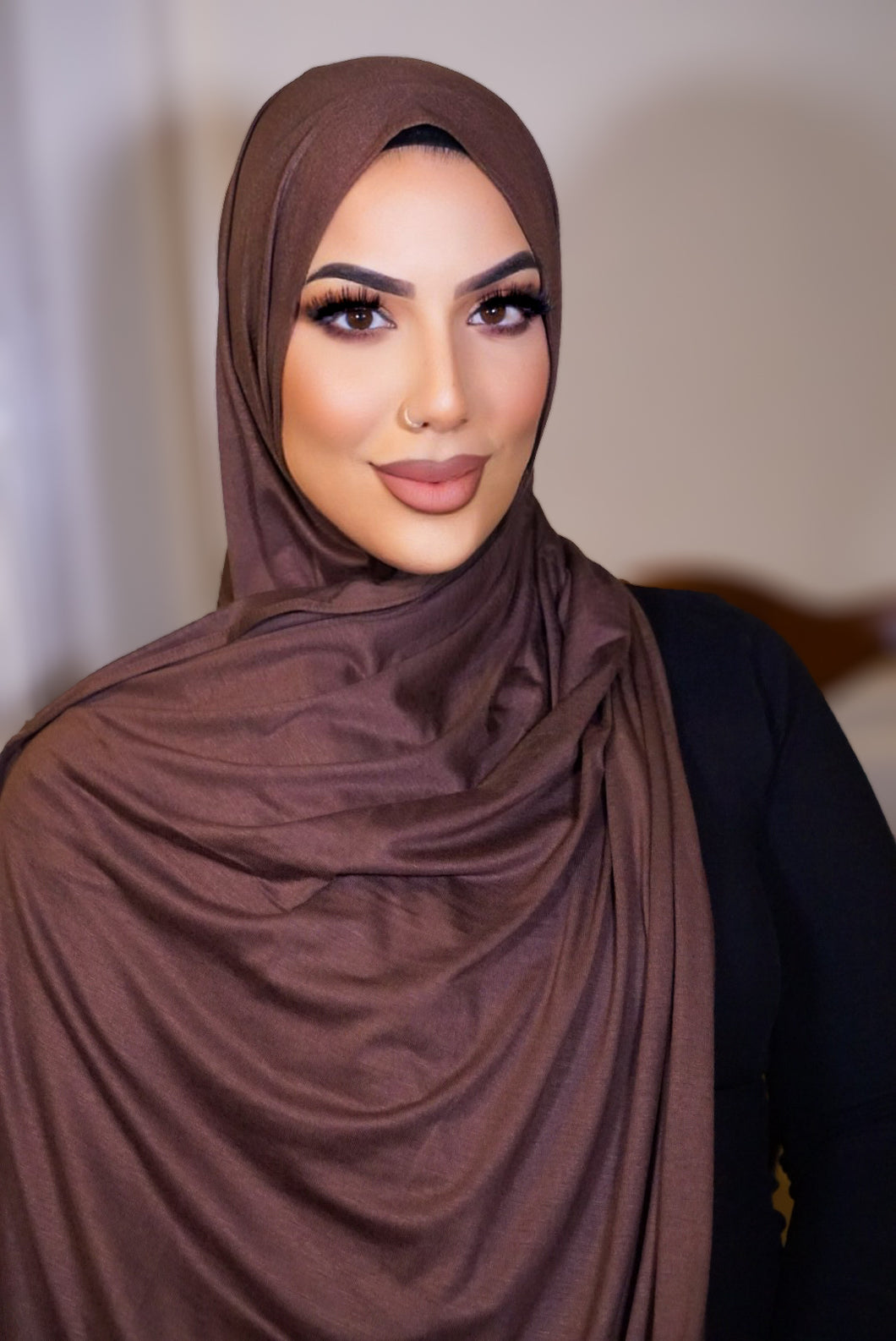 Jersey Hijab - Cocoa