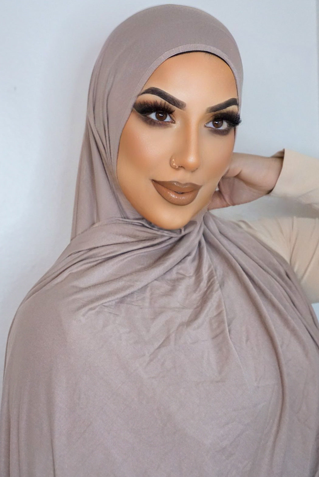 Jersey Hijab - Nude